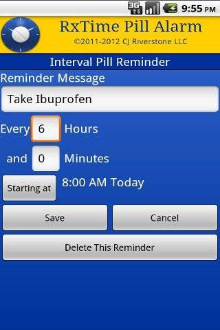 RxTime Pill Reminder截图4