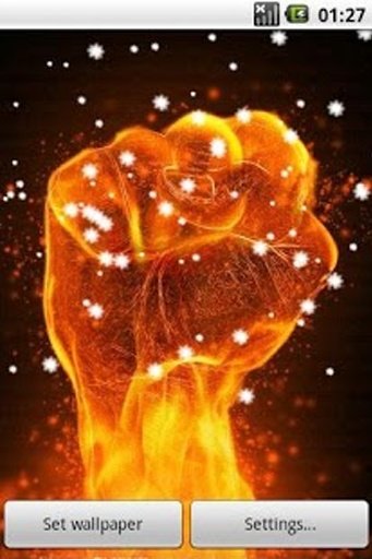 3D Flame Live Wallpaper截图8