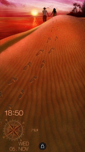 Footprints Live Locker Theme截图4