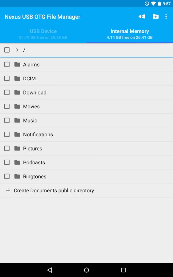 Nexus USB OTG 文件管理器截图2