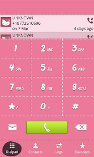 Pink Dialer Theme free截图4