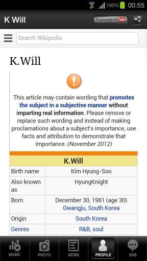 K Will Music Videos Photo截图1