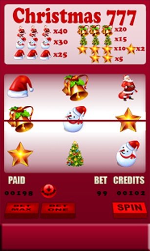 Christmas Slot Machine截图5