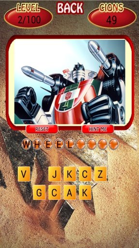 Quiz Transformers Game截图3