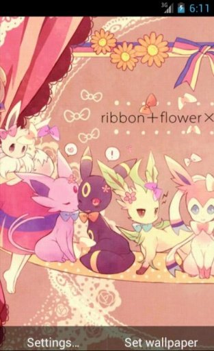 LWP Pokemon Eevee Evolution截图1