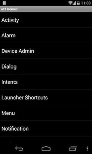 API Demos 4.1.2 Jelly Bean截图1