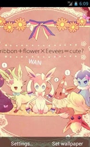 LWP Pokemon Eevee Evolution截图3