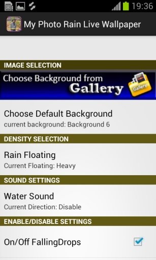 My Photo Rain live wallpaper截图4