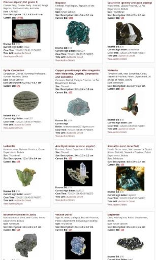 Mineral Auctions截图3