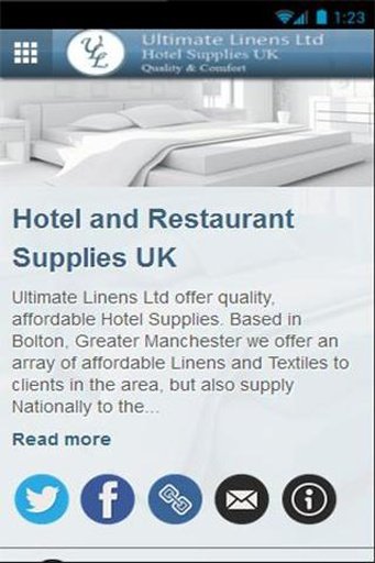 Ultimate Linens Ltd: Hotel supplies UK截图2