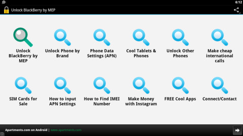 Unlock BlackBerry by MEP截图2