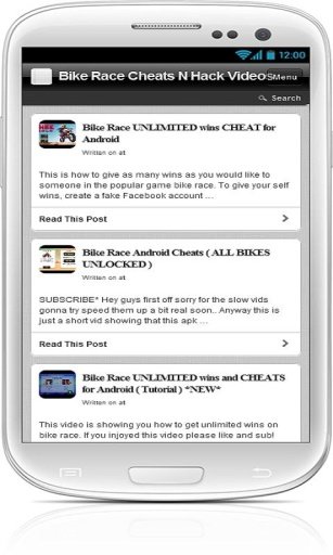 Bike Race Cheats N Hack Videos截图3