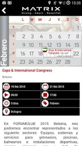 Calendario Fitness Matrix截图2