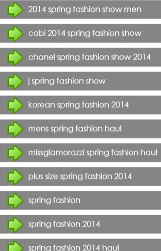 Spring Fashion Guide截图2