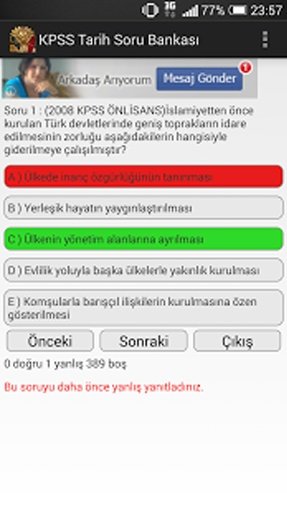 KPSS Tarih Soru Bankası截图4