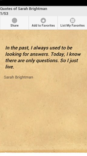 Quotes of Sarah Brightman截图1