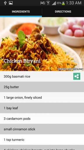 Chicken Biryani截图2