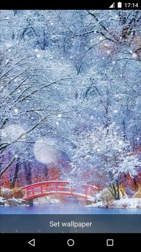 Dream Snow Live Wallpaper截图5