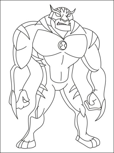 Coloring Ben10 Alien force截图3