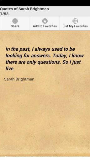 Quotes of Sarah Brightman截图4