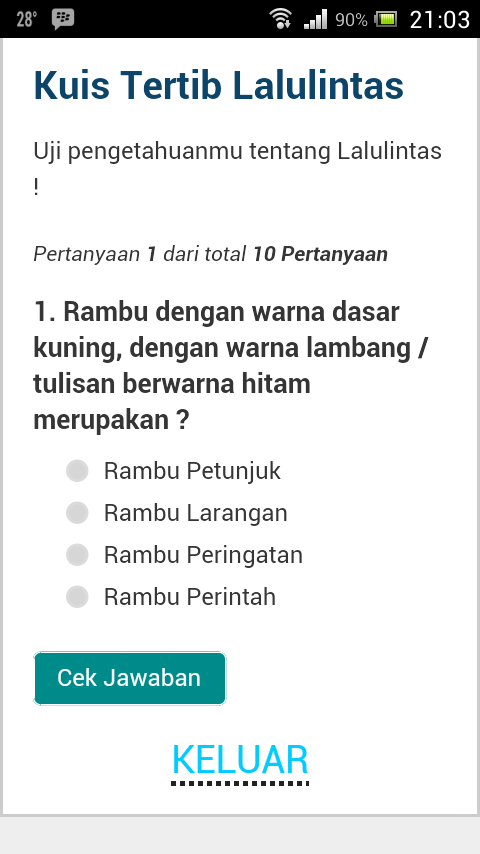 Belajar Tertib Lalu Lintas截图4