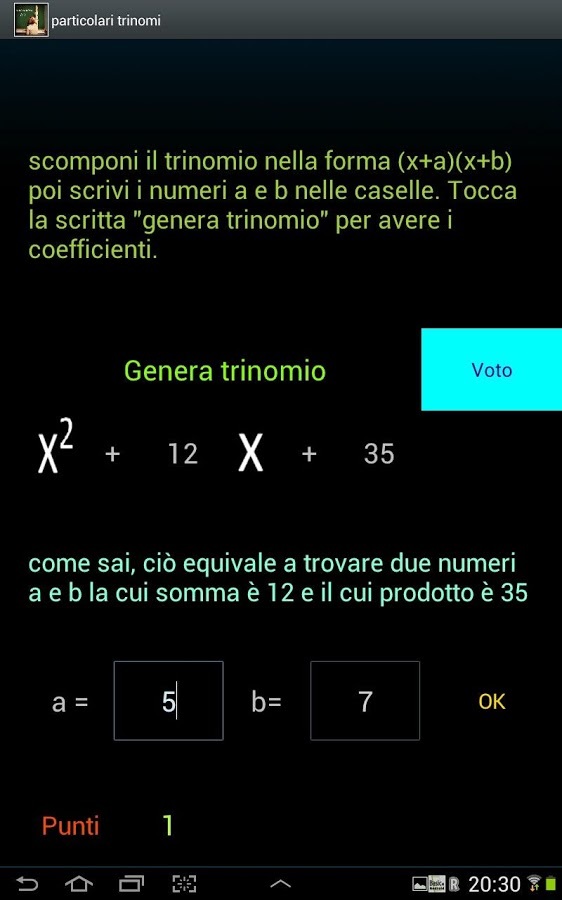 Test Matematica.scomponi截图2