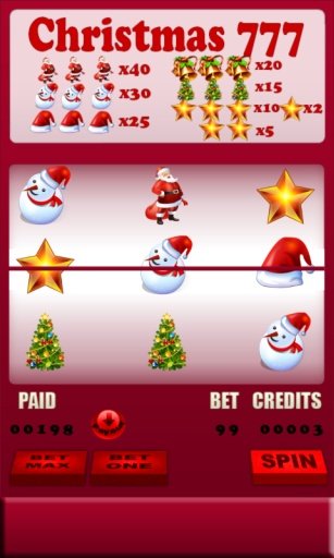 Christmas Slot Machine截图3