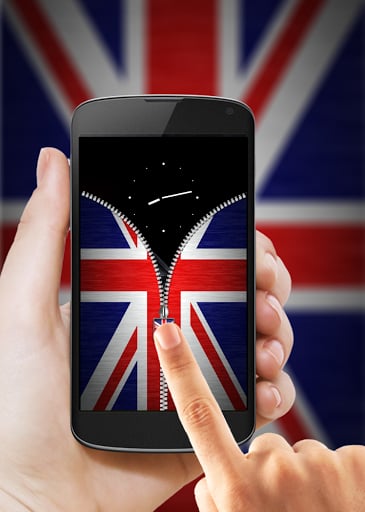 UK Flag Zipper Lock截图4