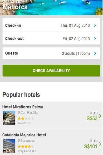 Spain Hotel Booking 80%截图2