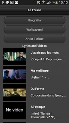 La Fouine Paroles截图6