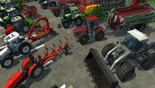 Farm Tractors 3D Models截图2