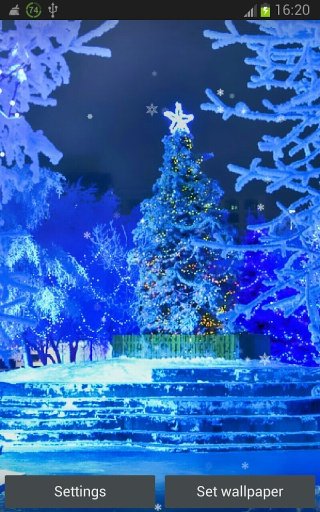 Skinny Xmas Tree hd lwp截图3