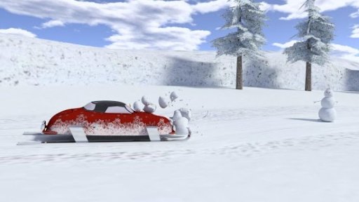 Santa Car 3D截图1