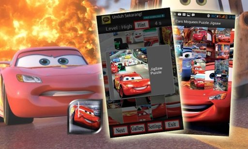 Cars Mcqueen Puzzle Jigsaw截图3