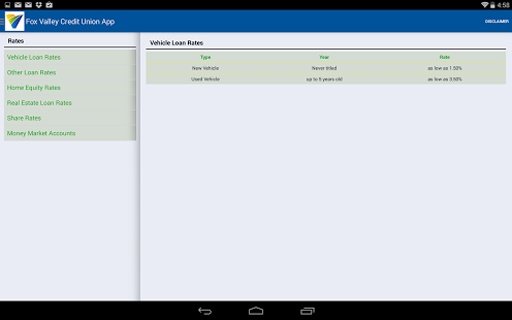 Fox Valley Credit Union App截图8