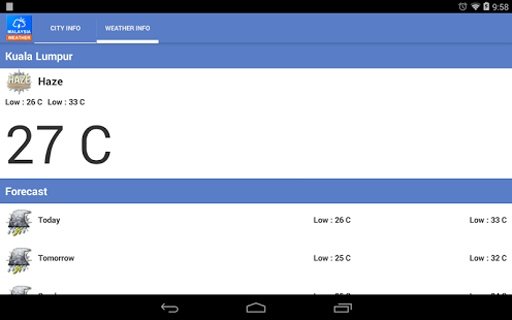 Malaysia Weather截图5