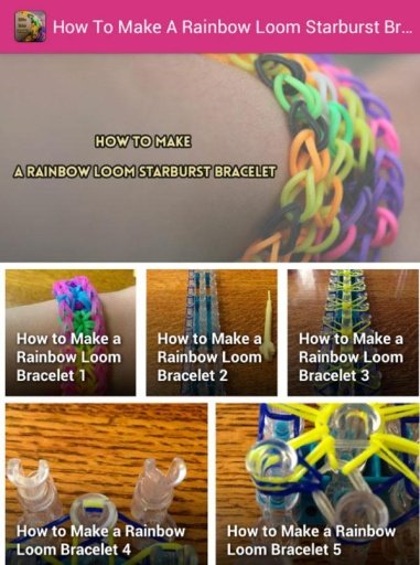 Make Rainbow Loom Bracelet截图3