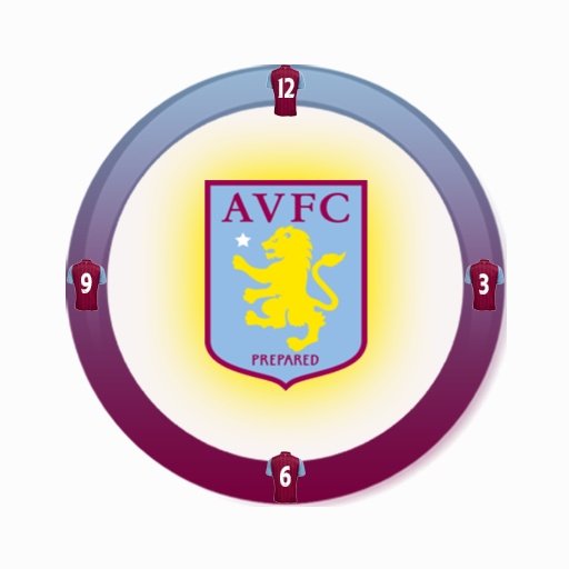 Aston Villa Clock Widget截图3