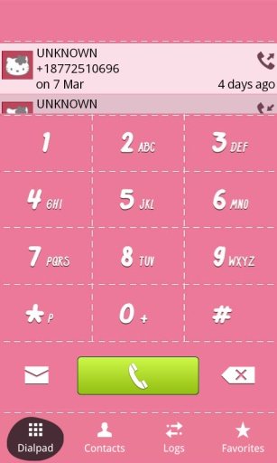 Pink Dialer Theme free截图1