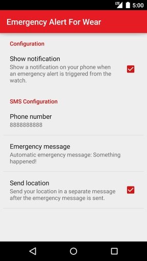 Emergency Alert For Wear截图4