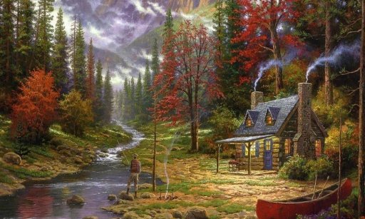 Landscape painting puzzle截图2