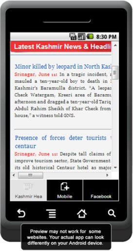 Kashmir Headlines Updater截图1