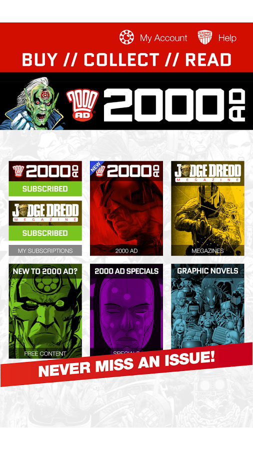 2000 AD Comics and Judge Dredd截图2