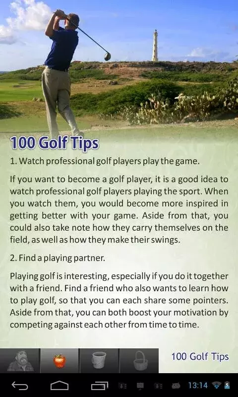 100 Golf Playing Tips截图2