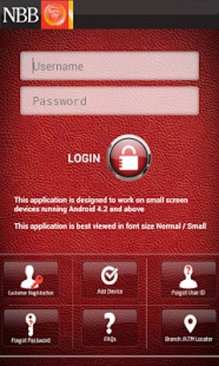 NBB Mobile Banking截图1