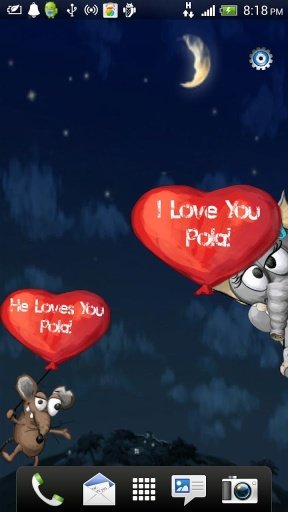 Valentines Elephant Wallpaper截图4