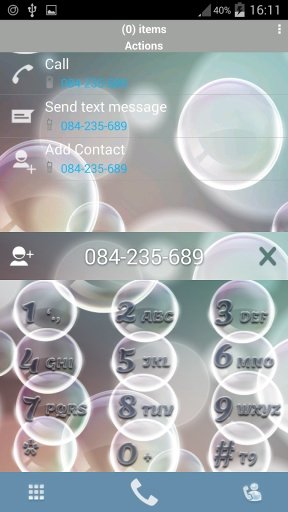 RocketDial Bubbles Theme截图3