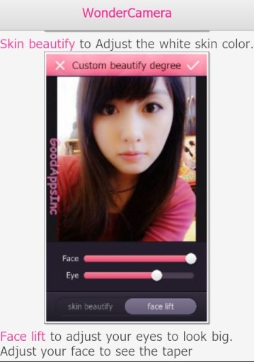 Wonder Camera Beauty EN Guide截图2