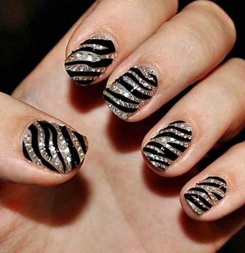 Zebra Print Nail Design截图6