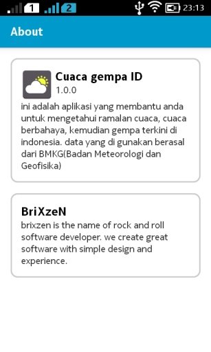 Prakiraan Cuaca Gempa ID截图2